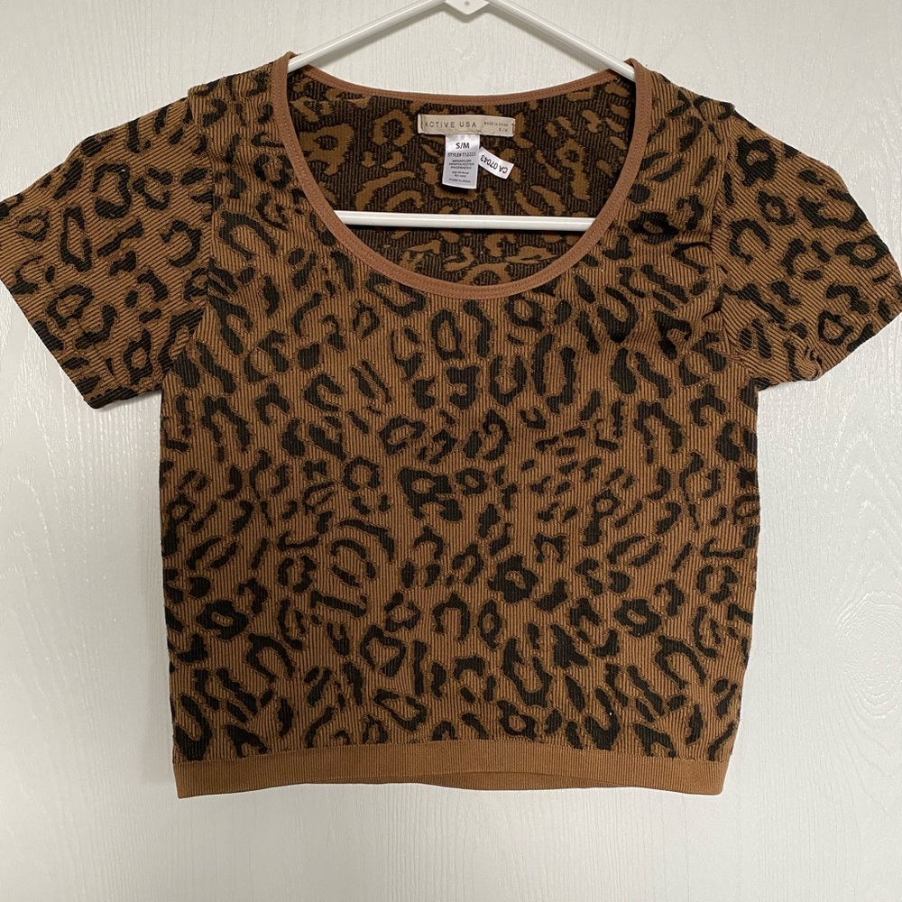 Cute tight camo tee